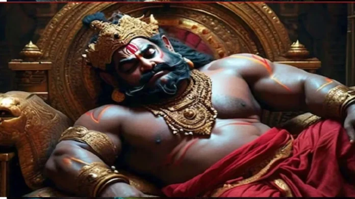 Kumbhakarna's sleep is not real. He doesn't really sleep.. he secretly makes machines.. Actually he is a technocrat governor.. Anandi Ben's speech became a topic of discussion..