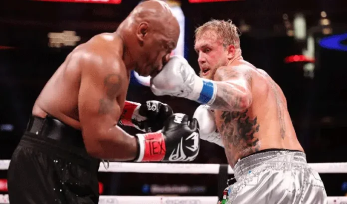 Jake Paul who rained punches..
