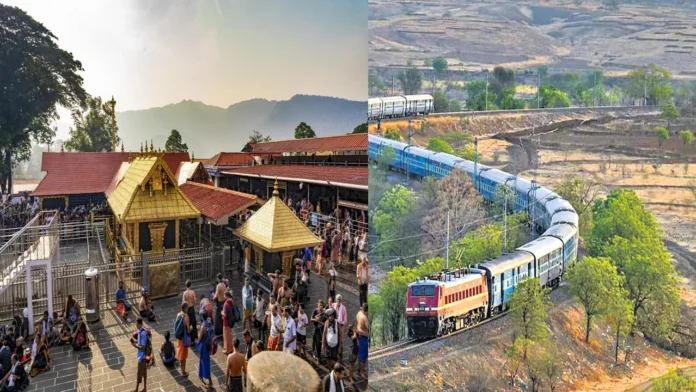 Railway department to run special trains to Sabari.