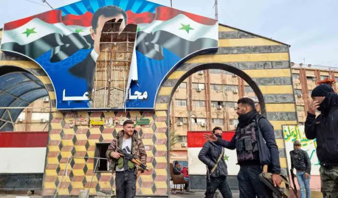 Syrian President who fled the country Rebel forces holding on..