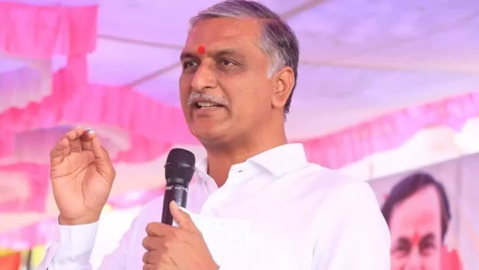 పంజాగుట్ట పీఎస్ లో ఎమ్మెల్యే హరీశ్ రావుపై కేసు నమోదు