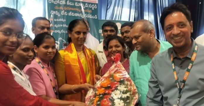 Program on the occasion of the birthday of former minister Sabitha Indra Reddy..