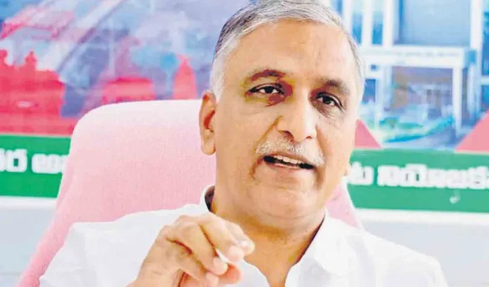 Ex-minister Harish Rao is angry with the state health department.