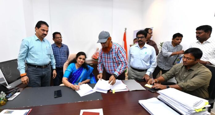 C.H. Priyanka assumes charge..