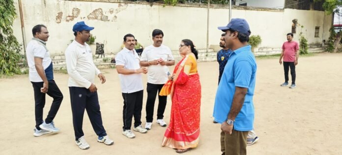 On the occasion of the cricket tournament to be held under the auspices of GHMC..
