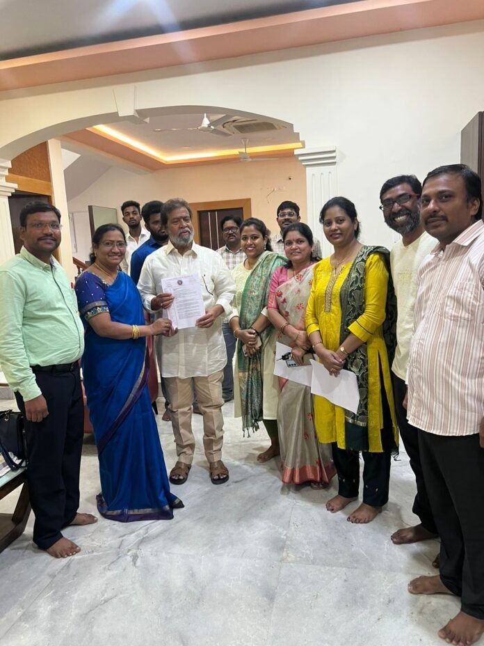 Nurses JAC appeals to Minister Damodar Rajanarsimha..