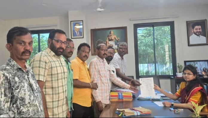 Demanded by T.W.J.F. State Secretary Bokka Dayasagar..