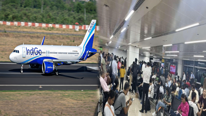 “IndiGo flight cancellations lead to chaos at Indian airports; passengers stranded for hours due to crew shortage and new FDTL rules.”