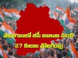 తెలంగాణ ప్రభుత్వం బీసీ జాబితా నుంచి రెడ్డి గాండ్ల సహా 27 కులాలను తొలగించిన నేపథ్యంలో అధికారిక ఉత్తర్వులపై చర్చ